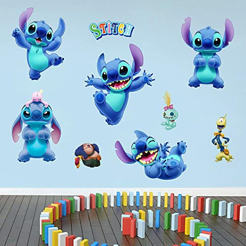 Pegatinas De Pared De Lilo Y Stitch Niños, Pegatinas D...