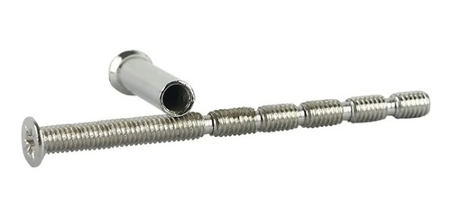 Imagen 4 de 6 de Tornillos Pasantes 4x60 (fijación Manijón Etc) Ranura Corte