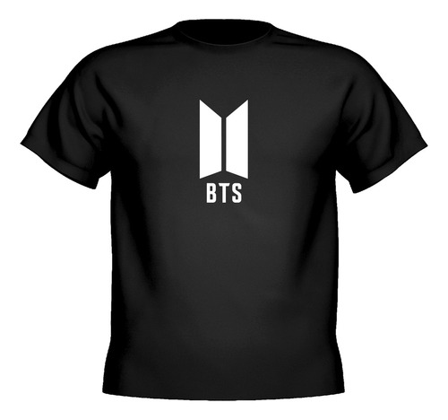 Remera Bts Logo 100% Algodon Premium 24/1