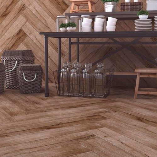 Imagen 2 de 4 de Porcelanato Aviñon Walnut 16 X 100 Cm
