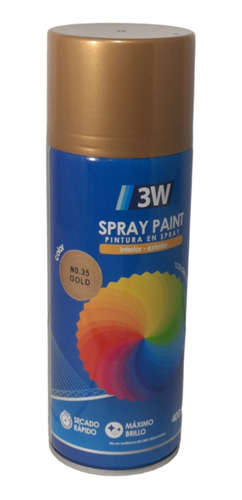 Pintura En Spray 400ml #35 Dorado