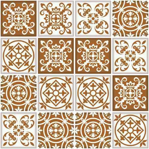 Imagem 6 de 6 de Adesivo De Azulejo São Francisco 15x15 Cm Com 18un