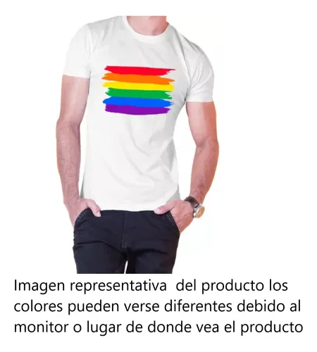 Camisa de colores arcoiris hotsell