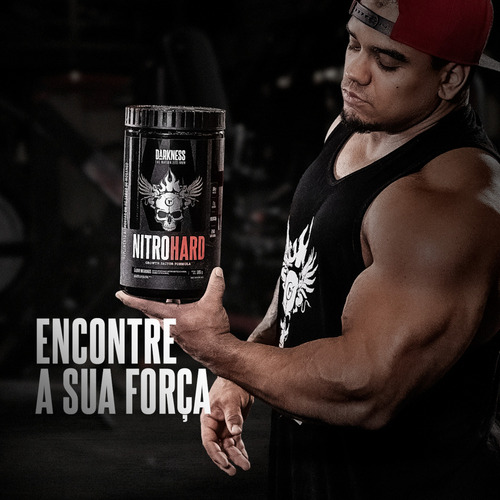 Nitrohard - Sabor Chocolate Pote 900G - Darkness
