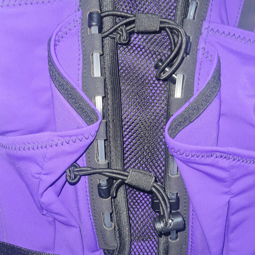Chaleco Hidratacion Als Running Trekking Trail 7lts Colores Violeta 2xs/s