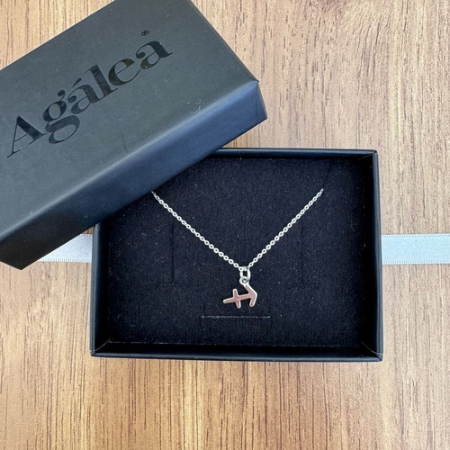Collar Dije Zodiaco Plata .925 De 45 Cm Mujer Hombre Agálea Color Sagitario