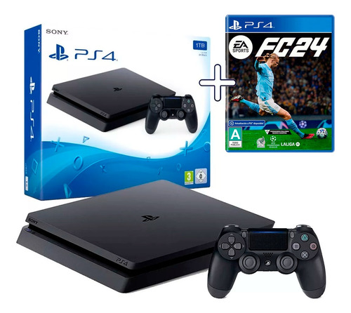 Sony Playstation 4 Ps4 Slim 1tb Standard + Juego De Regalo