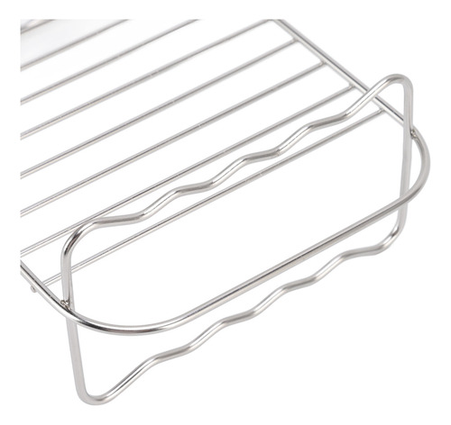 Freidora Rectangular De Acero Inoxidable De Doble Capa