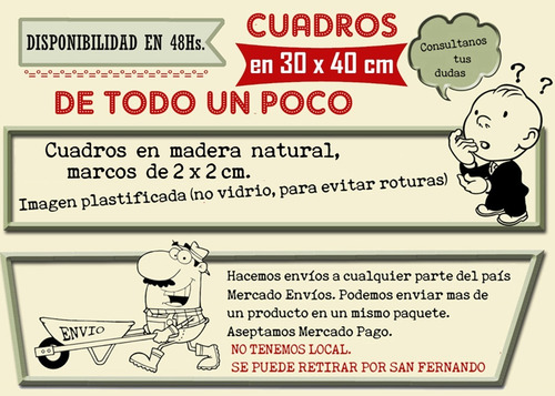 Foto Antigua Buenos Aires Cuadros Carteles Posters L764
