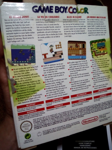 Nintendo Game Boy Color Verde Caja Verde (Usado)