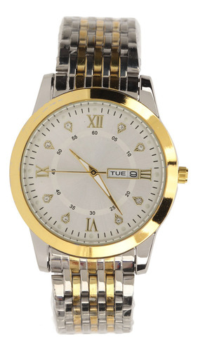 Reloj De Cuarzo Para Hombre Para Hombre, Día Y Fecha, Imperm