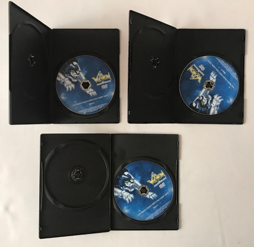 Voltron Coleccion Uno Leon Azul Dvd Set De 3 Discos 15 Episo (Usado)