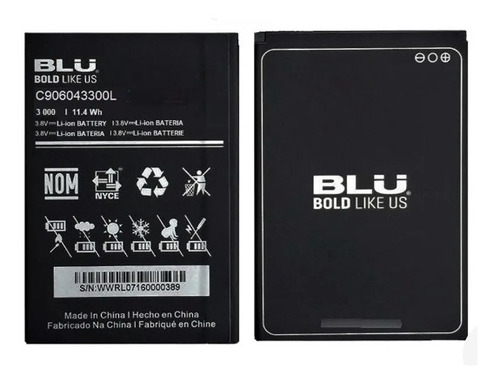 Bateria Pila Blu Studio Xl View S790 S790q C906043300l Tiend