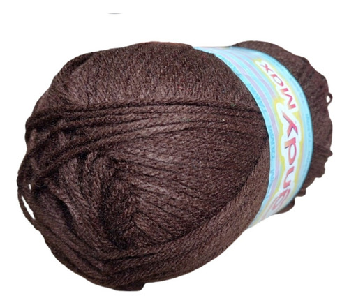 Estambre Candy Max Tamm Madeja De 200 Grs Crochet Color Café Oscuro