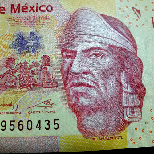 1 Billete De 100 Pesos Unc Totalmente Nuevo De La Familia F