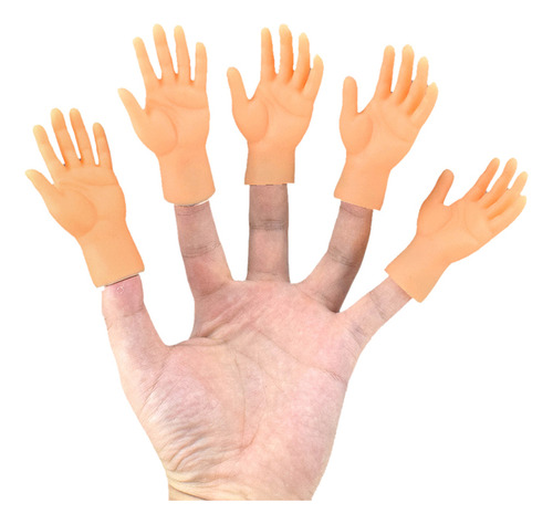 10 Divertidas Marionetas De Mano Naranjas, 2 Unidades, Minid