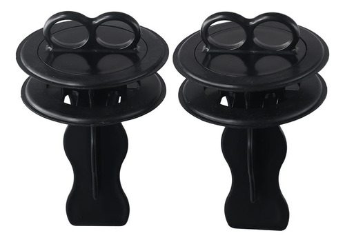 Napkery 2pcs Tapon De Eliminacion De Basura Negro Convenient