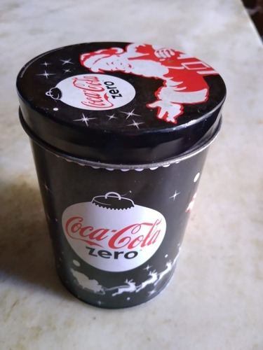 Lata Coca Cola Zero Cilindrica, Coleccionable (Usado)
