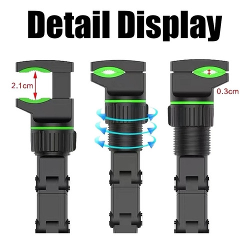 Soporte Teléfono Espejo Retrovisor Multifuncional 360 Grados