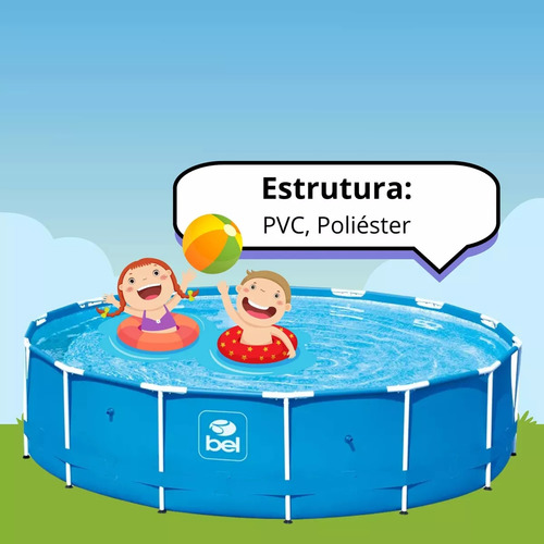 Piscina Redonda De Armação 7000 Litros Bel - 510100