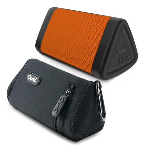Oontz - Altavoz Portátil Con Bluetooth, Ángulo 3, Naranja, V