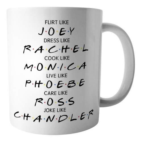 Set De Tazas De Ceramica Friends (tv Serie) X 3 (ceramica)