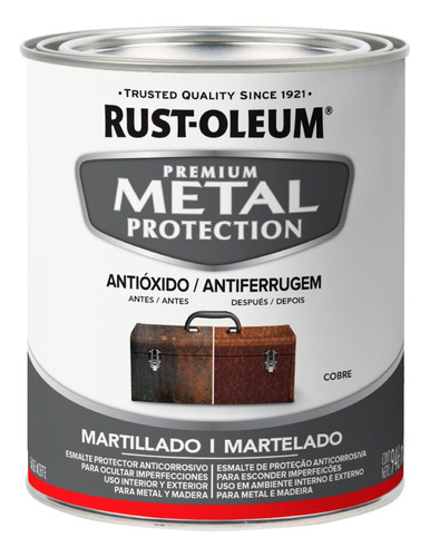 Esmalte Anticorrosivo Metal 946ml Cobre Martillado Rustoleum