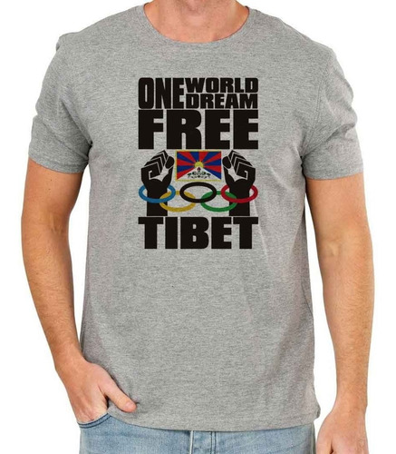 Tibet Free Dalai Lama Buda Remera Unisex Varios Modelos Unic