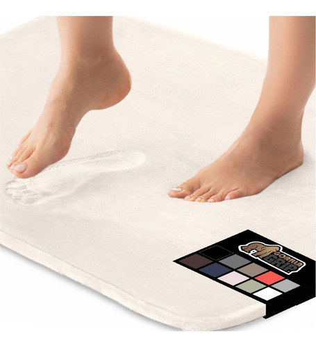 Alfombras De Baño De Espuma Viscoelástica Gruesa Gorilla Gri