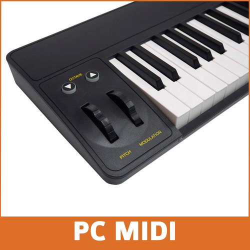 Imagen 4 de 10 de Teclado Midiplus Ak490 Midi Usb 49 Teclas Sensitivas