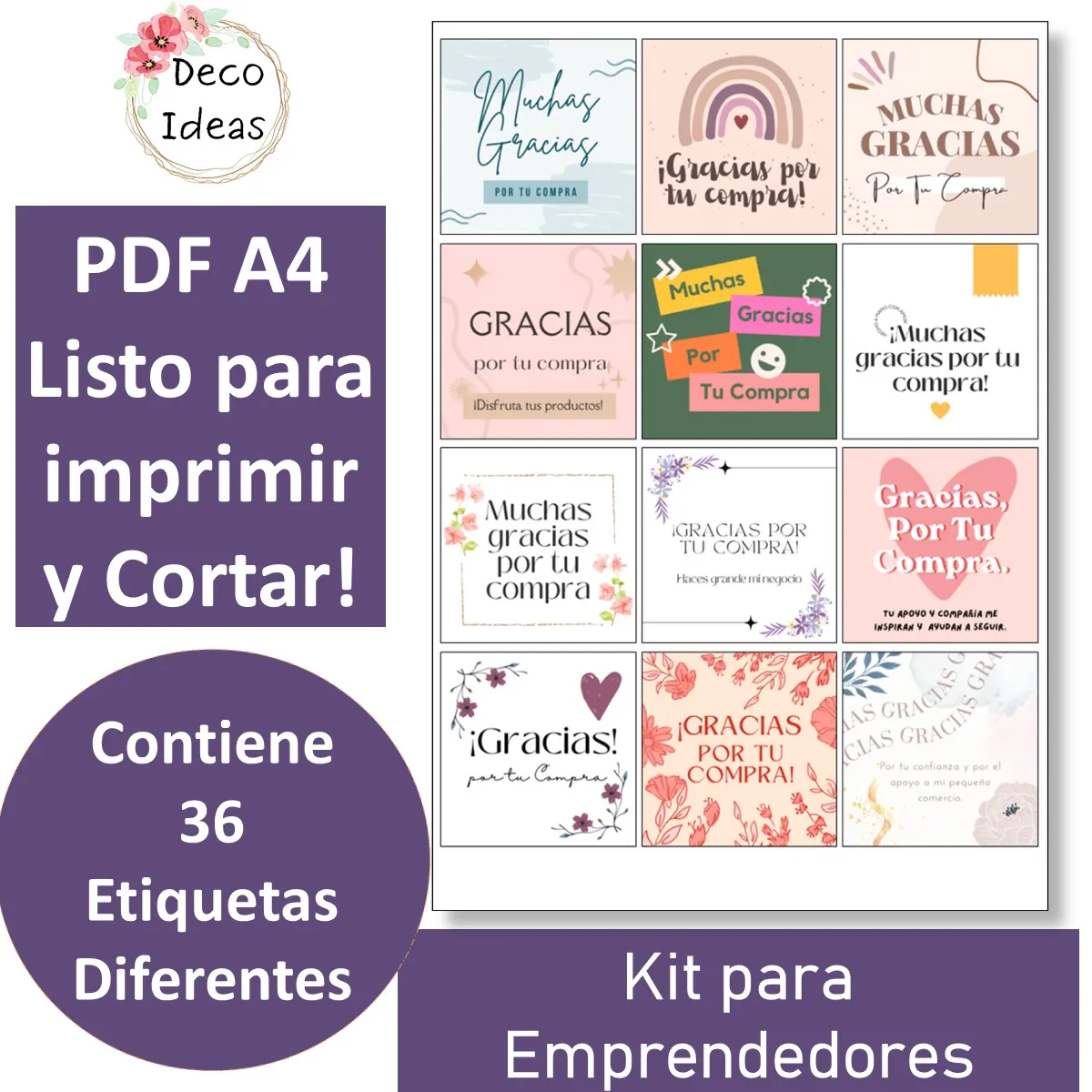 Kit Imprimible 02 "Para Emprendedores"
