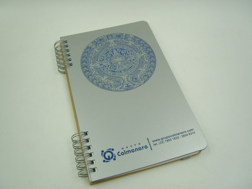 Imagen 1 de 6 de Libreta Pasta Dura Espiral Grabado Láser Y Envío De Regalo