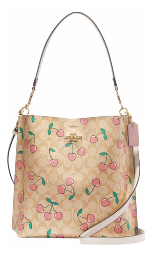 Bolsa Coach Bucket Cerezas Nueva Y Original + Envío Gratis