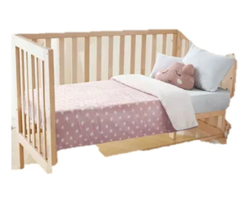 Frazada Doble Flannel Revers Corderito Cuna Bebe 90x110 Cart