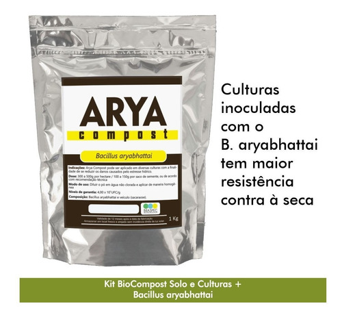 Biocompost Azospirillum + Bacillus Aryabhattai (4kits)