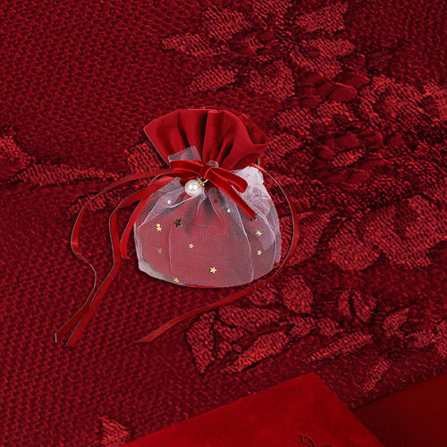 Bolsa De Dulces Para Joyas, Boda Tradicional China Para Rojo