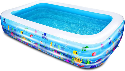 Piscina Inflable Familar 3 Niveles Alta Calidad Adultos Niño