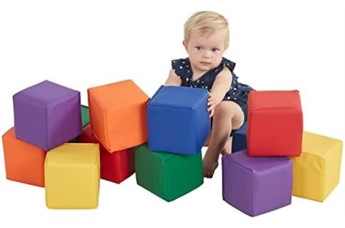 Bloques De Construcción Ecr4kids Softzone Patchwork Para Niñ