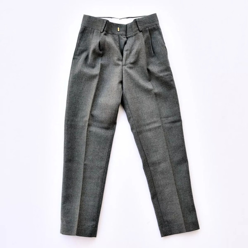 Pantalón Colegial Gemi Alpaca Escolar De Vestir Gris 