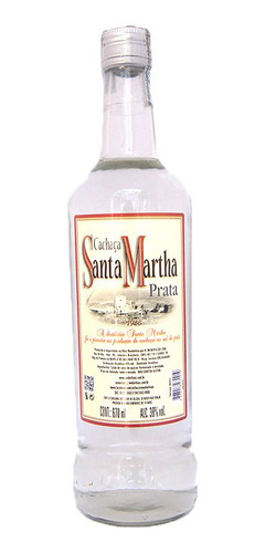 Cachaça Santa Martha Prata 670ml