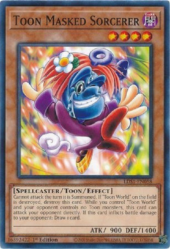 Brujo Enmascarado Toon Común Yugioh