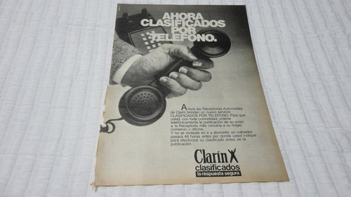 Clipping Publicidad  Antigua Clasificados Clarin