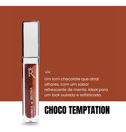 Kit Bbs Red+ Gloss Pump Rose + Gloss Led Com Espelho Cor 5