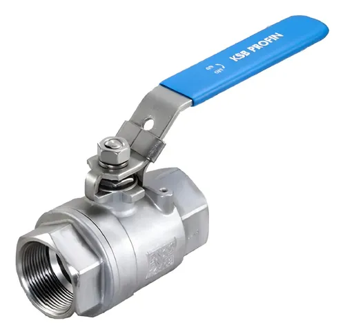 Valvula Bola Con Bloqueo 1/2in Hi Npt 2 Cuerpos 1000wog Inox | Cuotas