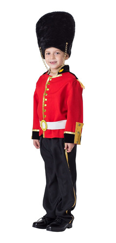 Disfraz De Guardia Real De Lujo Para Niños De America