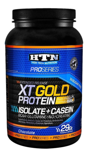 Suplemento En Polvo HTN Proseries XT Gold Protein Chocolate Pote 1.015kg