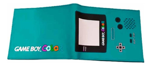 Libro - Billetera Nintendo Gameboy Color Celeste