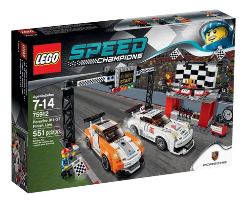 Línea De Meta Del Porsche 911 Gt De Lego Speed Champions 759