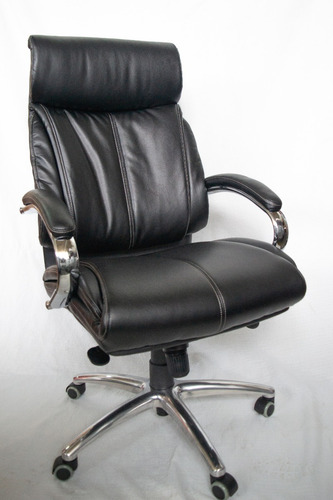 Imagen 6 de 9 de Sillón Oficina Gerencial Escritorio King Ecocuero Cromado