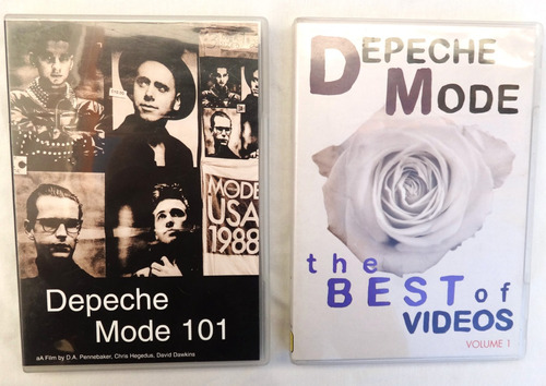 Pack Depeche Mode Original 101 Y The Best Of Videos Dvd 